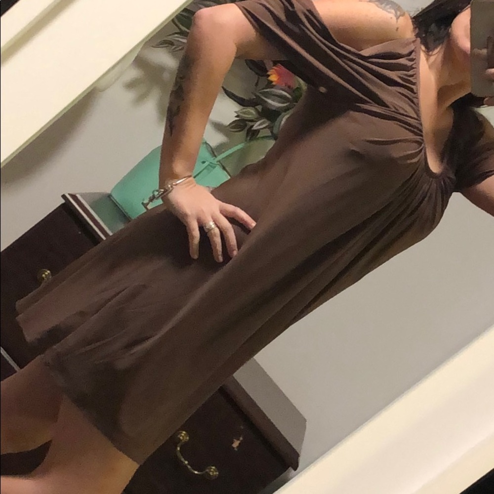 Cold shoulder dress